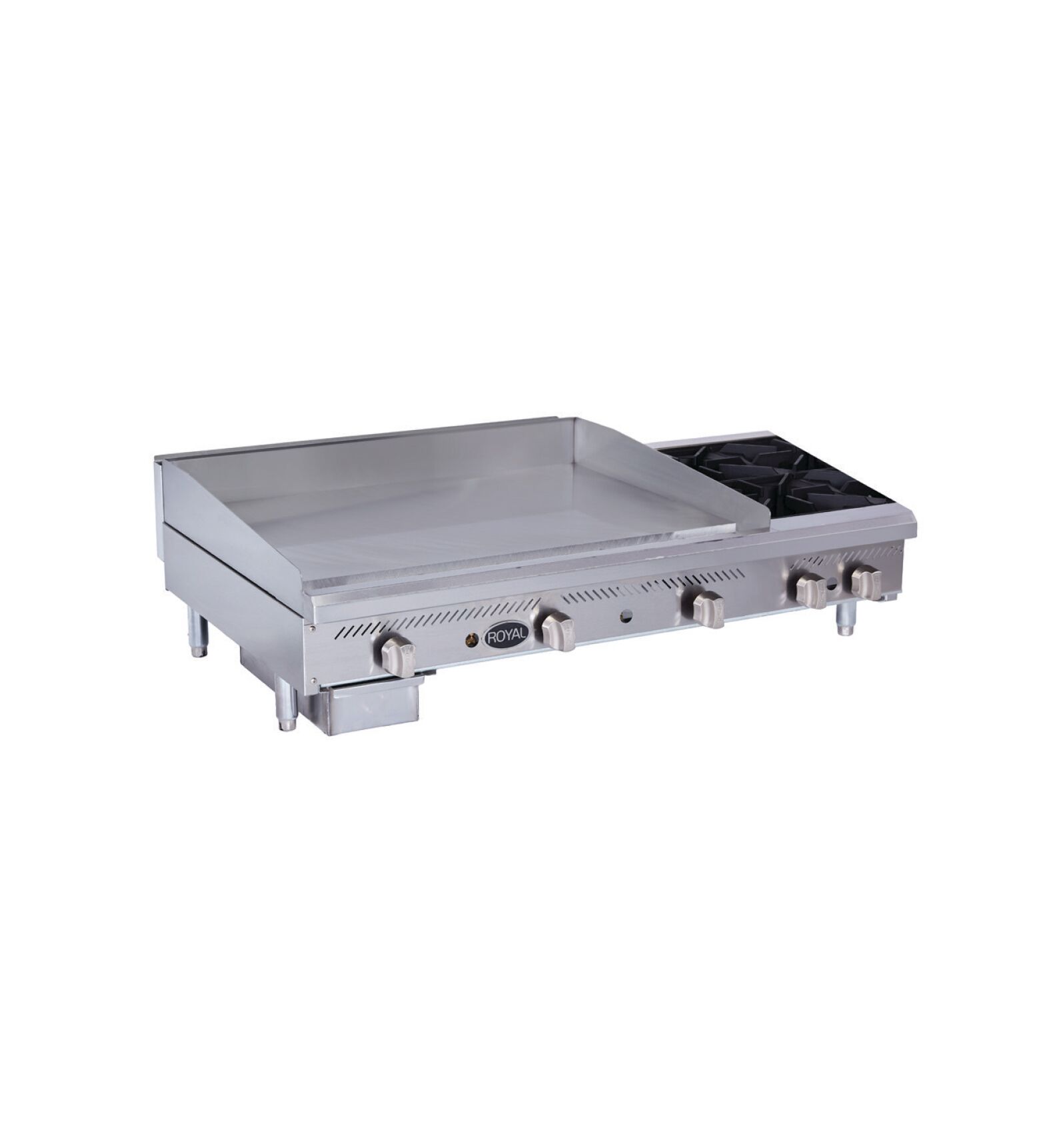 Royal - RMG-OB - Combination Manual Griddle / Open Burners
