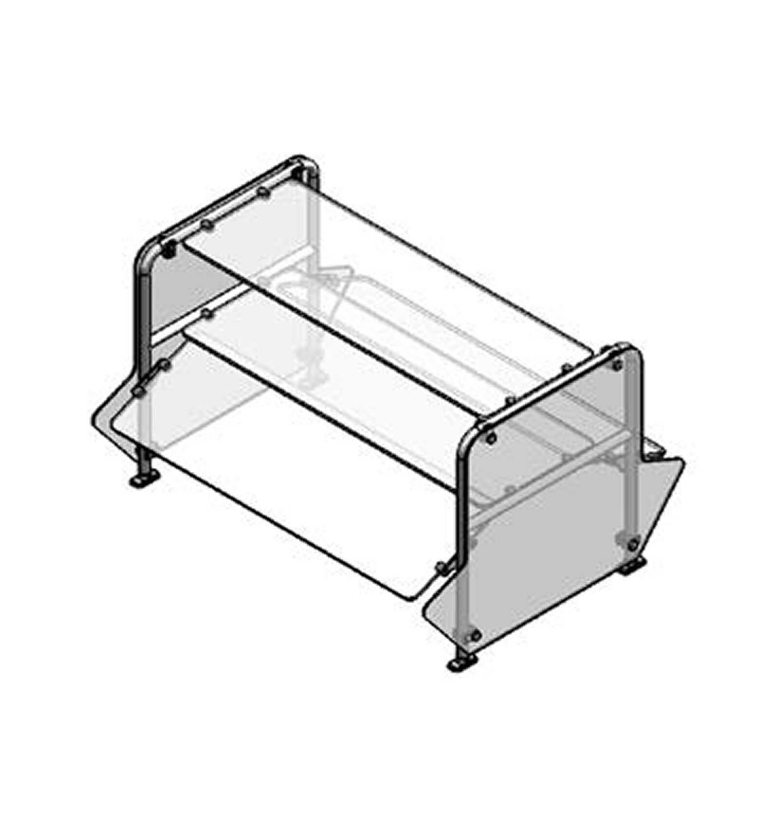 Randell - RSB-DTDSNA - Serving Line Breath Guard Bent Models