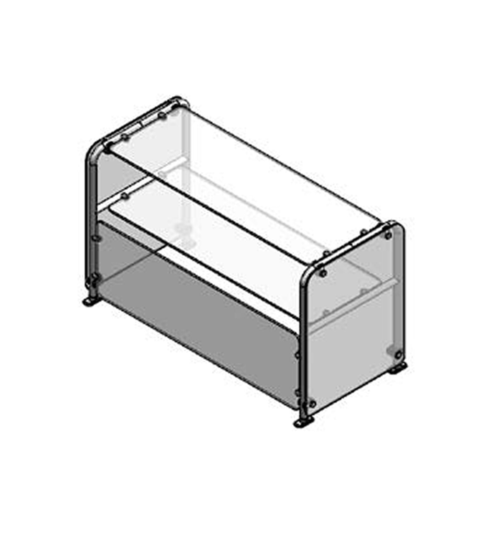 Randell - RSB-DTSSFF - Serving Line Breath Guard Bent Models
