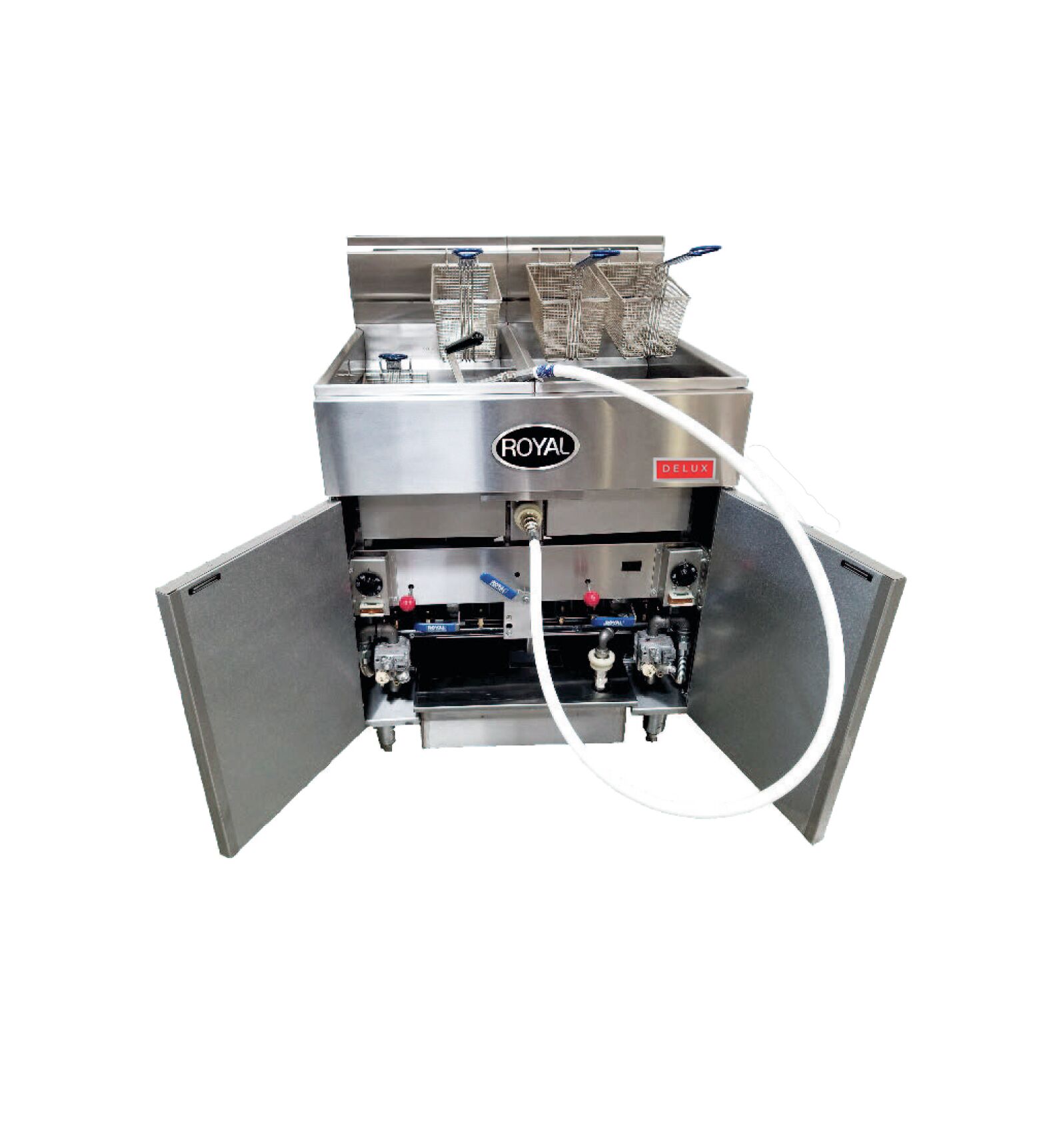 Royal Delux - RFT FS - Gas Fryer With Built In Filter System